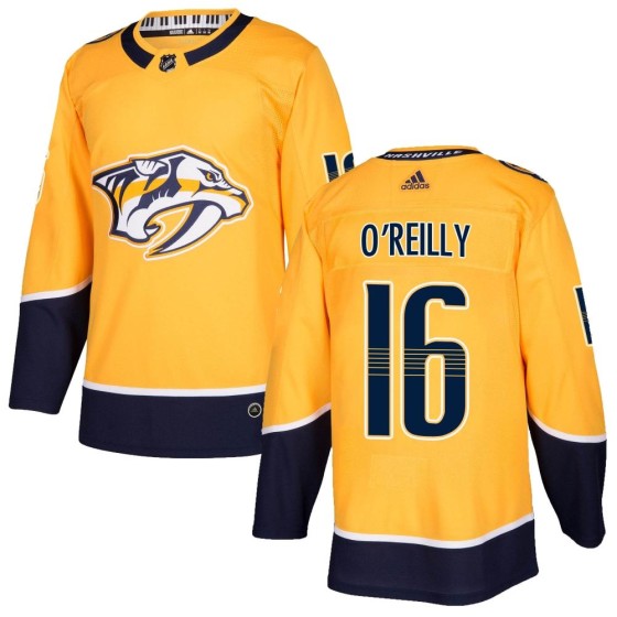 Authentic Adidas Men's Cal O'Reilly Nashville Predators Home Jersey - Gold