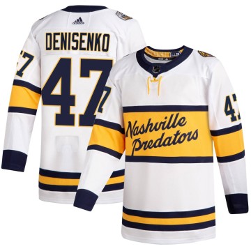 Authentic Adidas Men's Grigori Denisenko Nashville Predators 2020 Winter Classic Player Jersey - White