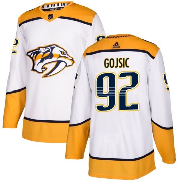 Authentic Adidas Men's Hiroki Gojsic Nashville Predators Away Jersey - White