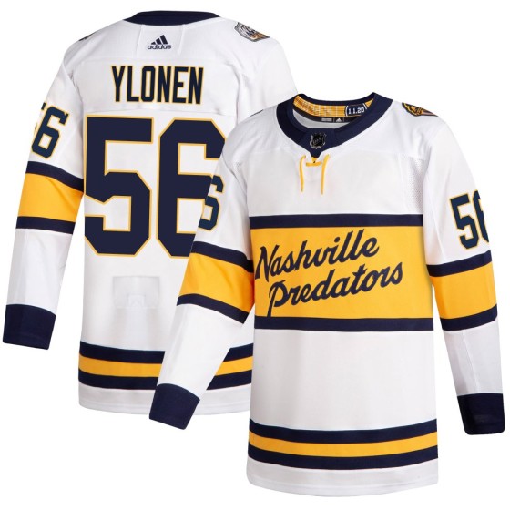 Authentic Adidas Men's Jesse Ylonen Nashville Predators 2020 Winter Classic Player Jersey - White