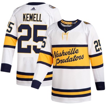 Authentic Adidas Men's Joakim Kemell Nashville Predators 2020 Winter Classic Player Jersey - White
