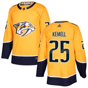 Authentic Adidas Men's Joakim Kemell Nashville Predators Home Jersey - Gold
