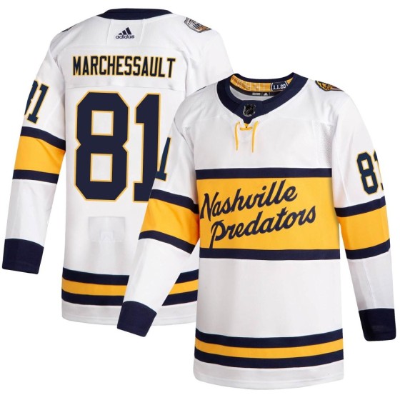 Authentic Adidas Men's Jonathan Marchessault Nashville Predators 2020 Winter Classic Player Jersey - White