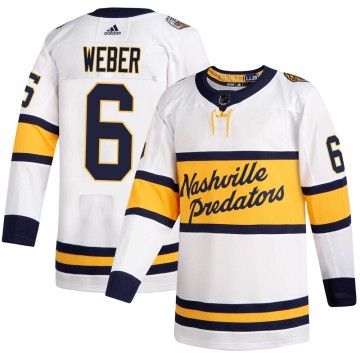 Authentic Adidas Men's Shea Weber Nashville Predators 2020 Winter Classic Jersey - White