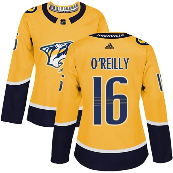 Authentic Adidas Women's Cal O'Reilly Nashville Predators Home Jersey - Gold