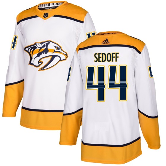 Authentic Adidas Youth Christoffer Sedoff Nashville Predators Away Jersey - White