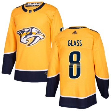 Authentic Adidas Youth Cody Glass Nashville Predators Home Jersey - Gold