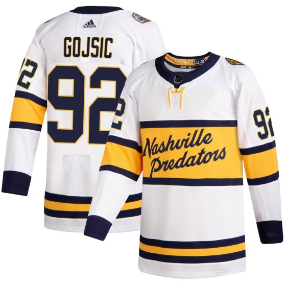 Authentic Adidas Youth Hiroki Gojsic Nashville Predators 2020 Winter Classic Player Jersey - White