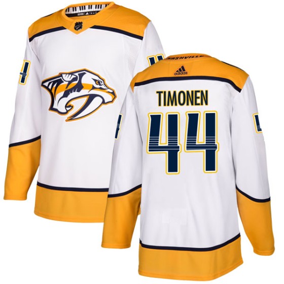 Authentic Adidas Youth Kimmo Timonen Nashville Predators Away Jersey - White