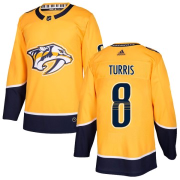 Authentic Adidas Youth Kyle Turris Nashville Predators Home Jersey - Gold