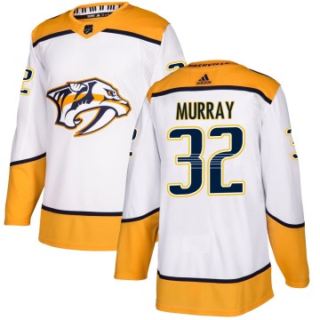 Authentic Adidas Youth Matt Murray Nashville Predators Away Jersey - White