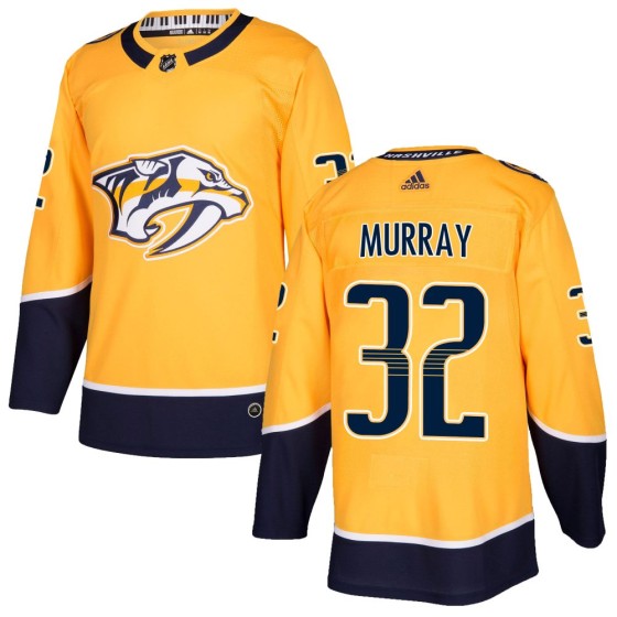 Authentic Adidas Youth Matt Murray Nashville Predators Home Jersey - Gold