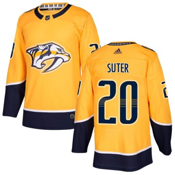 Authentic Adidas Youth Ryan Suter Nashville Predators Home Jersey - Gold