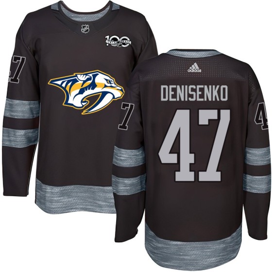 Authentic Youth Grigori Denisenko Nashville Predators 1917-2017 100th Anniversary Jersey - Black