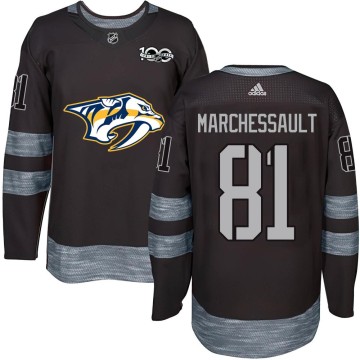 Authentic Youth Jonathan Marchessault Nashville Predators 1917-2017 100th Anniversary Jersey - Black