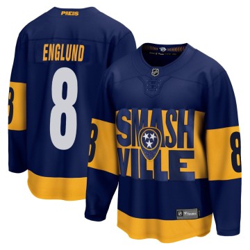 Breakaway Fanatics Branded Men's Andreas Englund Nashville Predators 2022 Stadium Series Jersey - Navy