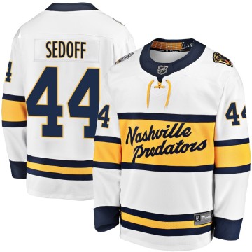 Breakaway Fanatics Branded Men's Christoffer Sedoff Nashville Predators 2020 Winter Classic Player Jersey - White