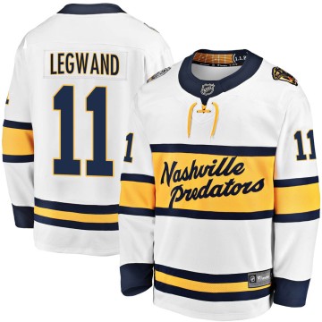 Breakaway Fanatics Branded Men's David Legwand Nashville Predators 2020 Winter Classic Jersey - White