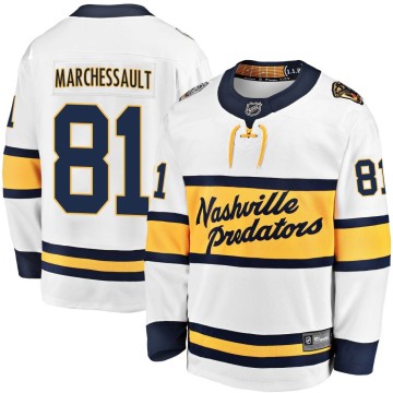 Breakaway Fanatics Branded Men's Jonathan Marchessault Nashville Predators 2020 Winter Classic Player Jersey - White