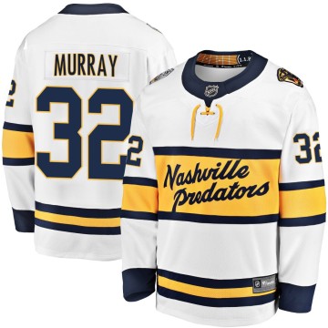 Breakaway Fanatics Branded Men's Matt Murray Nashville Predators 2020 Winter Classic Player Jersey - White