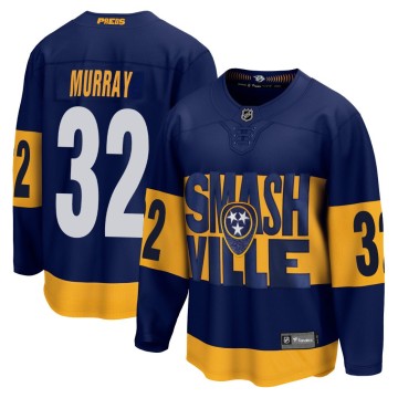 Breakaway Fanatics Branded Men's Matt Murray Nashville Predators 2022 Stadium Series Jersey - Navy