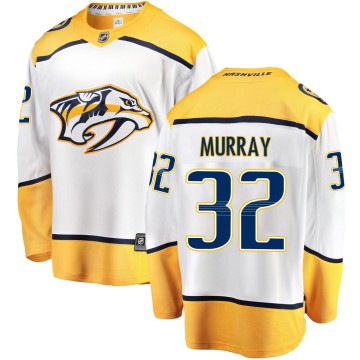 Breakaway Fanatics Branded Men's Matt Murray Nashville Predators Away Jersey - White