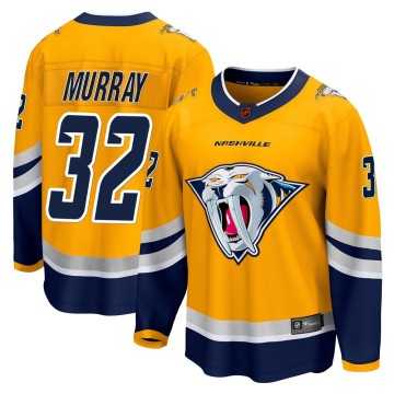 Breakaway Fanatics Branded Men's Matt Murray Nashville Predators Special Edition 2.0 Jersey - Yellow