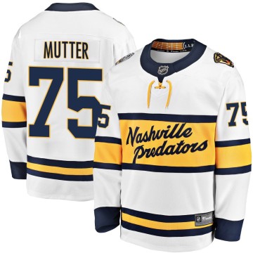 Breakaway Fanatics Branded Men's Navrin Mutter Nashville Predators 2020 Winter Classic Player Jersey - White