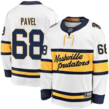 Breakaway Fanatics Branded Men's Ondrej Pavel Nashville Predators 2020 Winter Classic Player Jersey - White