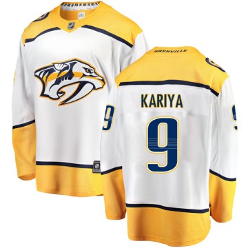 Breakaway Fanatics Branded Men's Paul Kariya Nashville Predators Away Jersey - White