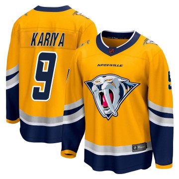 Breakaway Fanatics Branded Men's Paul Kariya Nashville Predators Special Edition 2.0 Jersey - Yellow