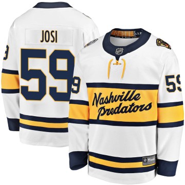 Breakaway Fanatics Branded Men's Roman Josi Nashville Predators 2020 Winter Classic Jersey - White