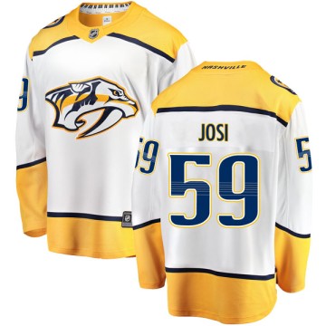 Breakaway Fanatics Branded Men's Roman Josi Nashville Predators Away Jersey - White
