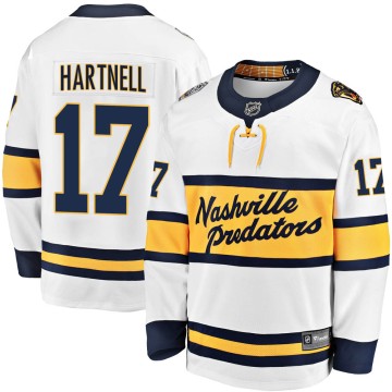 Breakaway Fanatics Branded Men's Scott Hartnell Nashville Predators 2020 Winter Classic Jersey - White