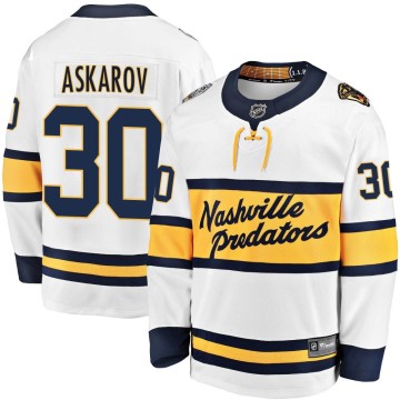 Breakaway Fanatics Branded Men's Yaroslav Askarov Nashville Predators 2020 Winter Classic Player Jersey - White