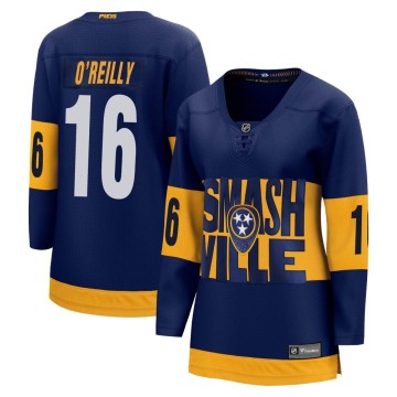 Breakaway Fanatics Branded Women's Cal O'Reilly Nashville Predators 2022 Stadium Series Jersey - Navy