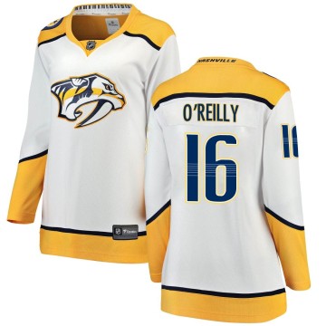 Breakaway Fanatics Branded Women's Cal O'Reilly Nashville Predators Away Jersey - White