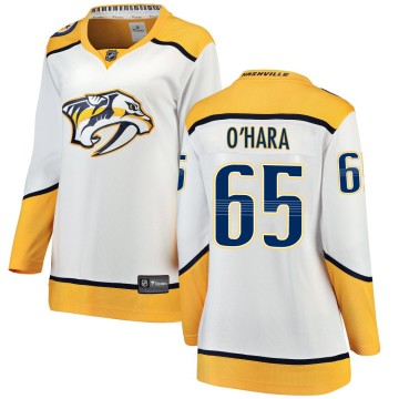 Breakaway Fanatics Branded Women's Cole O'Hara Nashville Predators Away Jersey - White