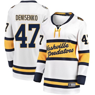 Breakaway Fanatics Branded Women's Grigori Denisenko Nashville Predators 2020 Winter Classic Player Jersey - White