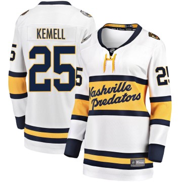 Breakaway Fanatics Branded Women's Joakim Kemell Nashville Predators 2020 Winter Classic Player Jersey - White