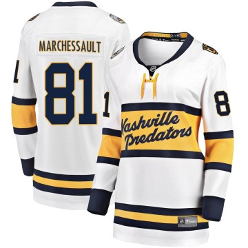 Breakaway Fanatics Branded Women's Jonathan Marchessault Nashville Predators 2020 Winter Classic Player Jersey - White