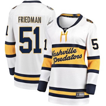 Breakaway Fanatics Branded Women's Mark Friedman Nashville Predators 2020 Winter Classic Player Jersey - White