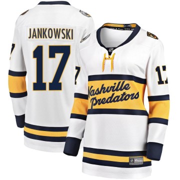 Breakaway Fanatics Branded Women's Mark Jankowski Nashville Predators 2020 Winter Classic Player Jersey - White