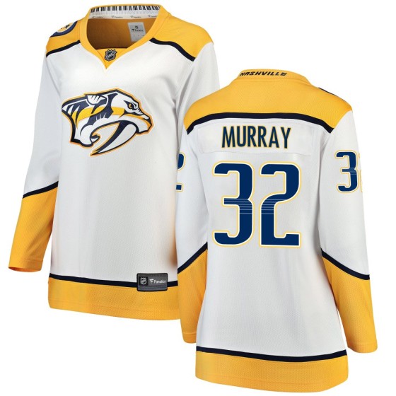 Breakaway Fanatics Branded Women's Matt Murray Nashville Predators Away Jersey - White