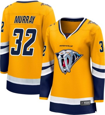 Breakaway Fanatics Branded Women's Matt Murray Nashville Predators Special Edition 2.0 Jersey - Yellow