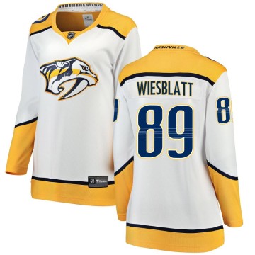 Breakaway Fanatics Branded Women's Ozzy Wiesblatt Nashville Predators Away Jersey - White