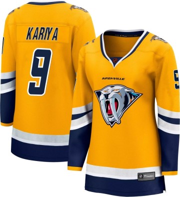 Breakaway Fanatics Branded Women's Paul Kariya Nashville Predators Special Edition 2.0 Jersey - Yellow