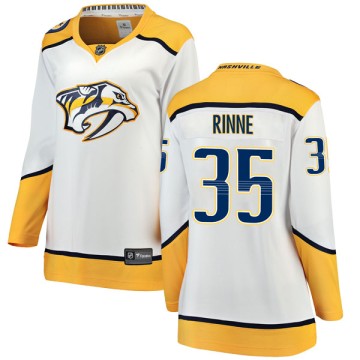Breakaway Fanatics Branded Women's Pekka Rinne Nashville Predators Away Jersey - White