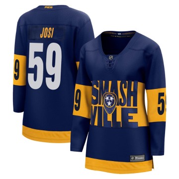 Breakaway Fanatics Branded Women's Roman Josi Nashville Predators 2022 Stadium Series Jersey - Navy