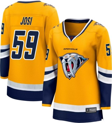 Breakaway Fanatics Branded Women's Roman Josi Nashville Predators Special Edition 2.0 Jersey - Yellow